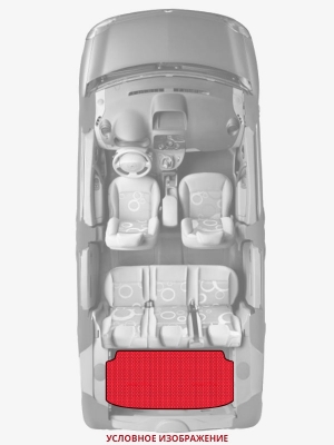 ЭВА коврики «Queen Lux» багажник для BMW 3 series Convertible (E36)
